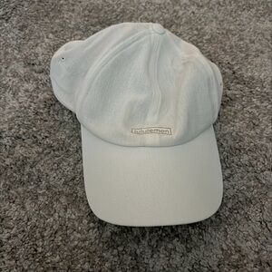 Lululemon Cream and Gray Cap